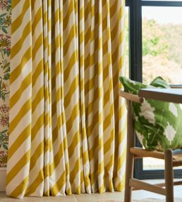 Paper Straw Stripe Fabric by Harlequin Lapis