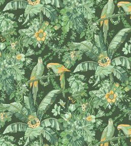 Parrot Talk Wallpaper by Woodchip & Magnolia Lush Green