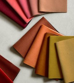 Performance Velvet Fabric by Harlequin Rust