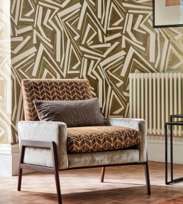 Perplex Fabric by Harlequin Ochre