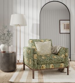 Pimpernel Fabric by Morris & Co Bayleaf / Manilla