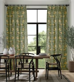 Pimpernel Fabric by Morris & Co Bayleaf / Manilla