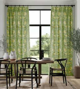 Pimpernel Fabric by Morris & Co Weld / Leaf Green
