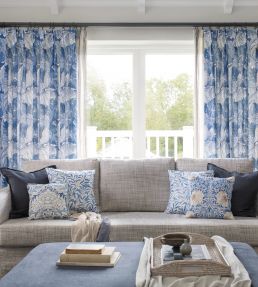 Pimpernel Fabric by Morris & Co Woad