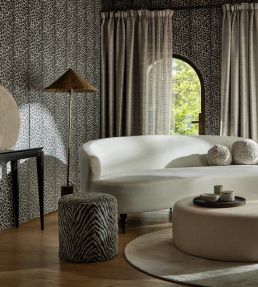 Pokot Wallpaper by Clarke & Clarke Noir