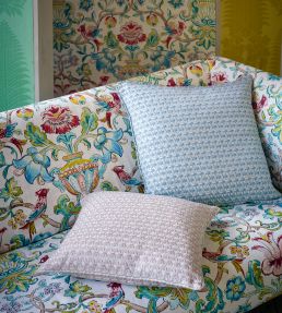 Pompadour Print Fabric by Zoffany Multi