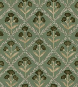 Poppy Wallpaper by Coordonne Emerald