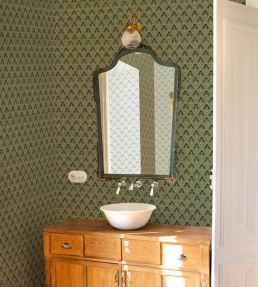 Poppy Wallpaper by Coordonne Emerald