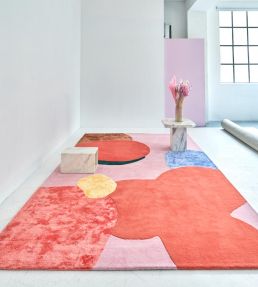 Layered Poppy Kalas Flowerfield rug Pink PKFF160230 Pink