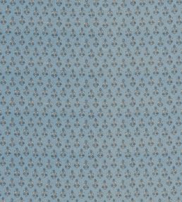 Poppy Sprig Fabric by GP & J Baker Blue