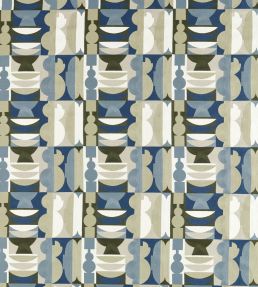 Pot Shop Fabric by Harlequin Atlantic/Neptune Green