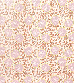 Punch Paisley Fabric by Christopher Farr Cloth Peach