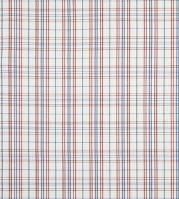 Purbeck Check Fabric by Baker Lifestyle Red/Blue
