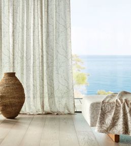 Pure Willow Boughs Sheer Wide Width Fabric by Morris & Co Linen