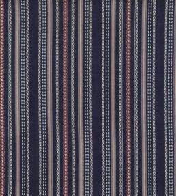 Racing Stripe Fabric by Mulberry Home Indigo