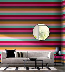 Rainbow Bloc Wallpaper by Ohpopsi Bubblegum Twist