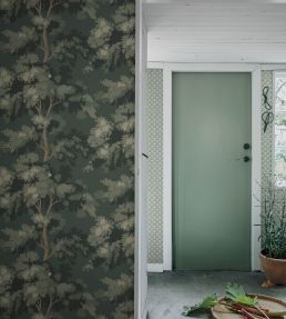 Raphael Wallpaper by Sandberg Moss Green