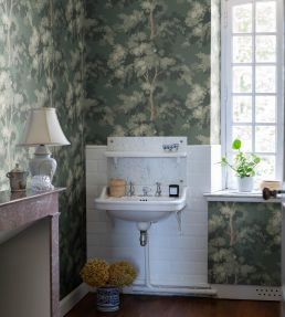 Raphael Wallpaper by Sandberg Moss Green