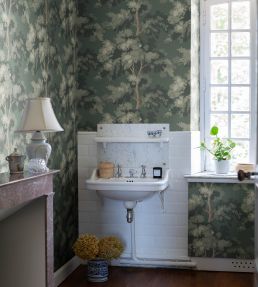 Raphael Wallpaper by Sandberg Moss Green