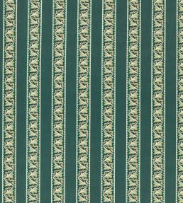 Red Car Stripe Fabric by Morris & Co Emery Blue