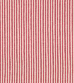Rhubarb Stripe Fabric by MINDTHEGAP Red White