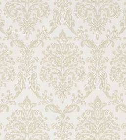 Riverside Damask Wallpaper by Sanderson Oyster/Pearl