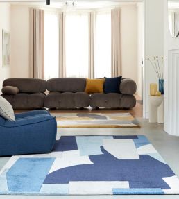 Asiatic Romy Element rug Blue 11 ROMY1201700011 Blue 11