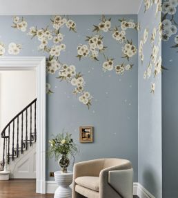 Rosa Mural by Harlequin Feather Grey - Paper Lantern - Oyster
