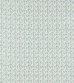 Rosehip Outdoor Fabric by Morris & Co Mineral Blue