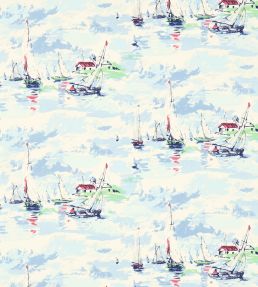 Sail Away Fabric by Sanderson Sky Blue