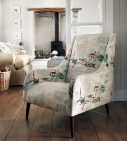 Sail Away Fabric by Sanderson Sky Blue