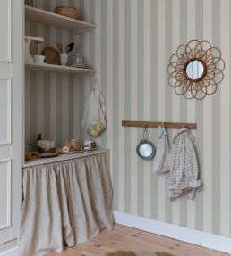 Sam Wallpaper by Sandberg Sage Green