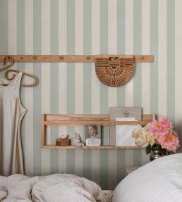Sam Wallpaper by Sandberg Sage Green