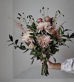Ljung Wallpaper by Sandberg Grey/Black