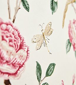 Andhara Wallpaper by Sanderson Teal/Cream