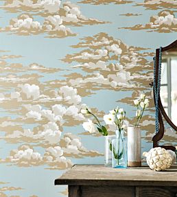 Silvi Clouds Wallpaper by Sanderson Cloud