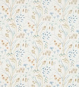 Summer Harvest Fabric by Sanderson Cornflower/Wheat