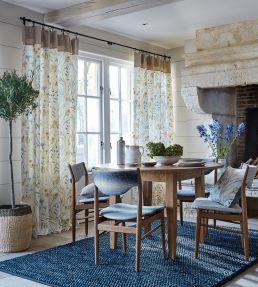 Summer Harvest Fabric by Sanderson Cornflower/Wheat