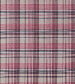 Bryndle Check Fabric by Sanderson Mulberry / Fig