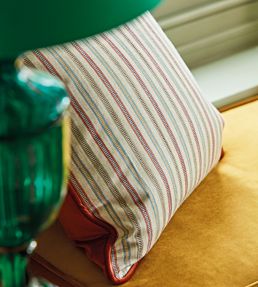 Melford Stripe Fabric by Sanderson Duck Egg