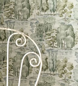 Waterperry Wallpaper by Sanderson Ivory/Stone