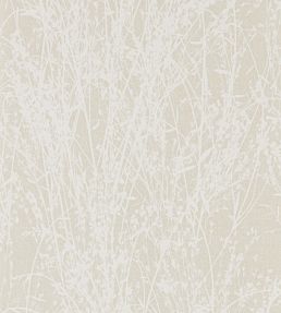 Meadow Canvas Wallpaper by Sanderson White/Parchment