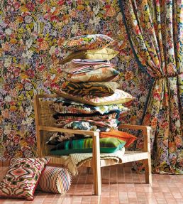 Sanguine Fabric by Harlequin Pomegranate / Clemantine / Peony / Blueberry