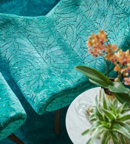 Selva Fabric by Clarke & Clarke Emerald
