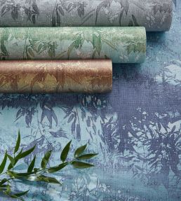 Serenity Wallpaper by 1838 Wallcoverings Indigo