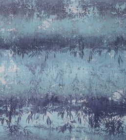 Serenity Wallpaper by 1838 Wallcoverings Indigo