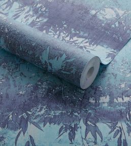 Serenity Wallpaper by 1838 Wallcoverings Indigo
