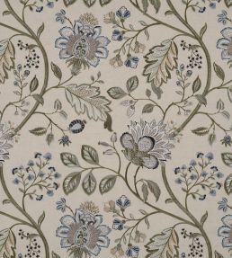 Shalimar Fabric by James Hare Blue/Green