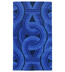 CF Editions Solar Rectangle by Lara Bohinc rug Blue CFR116-02 Blue