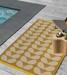 Orla Kiely Solid Stem rug Sunflower 463606-140200 Sunflower